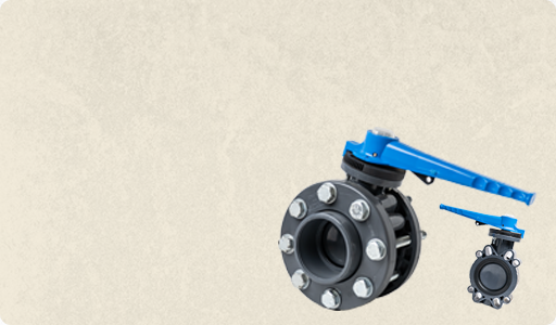 UPVC Butterfly valves